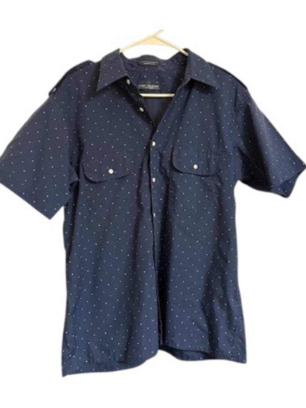 Classic Collection by Van Heusen Men's Short-Sleeve Button Down - Size L